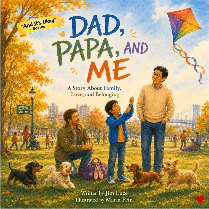 Cover of Dad, Papa, and Me: A Story About Family, Love, and Belonging