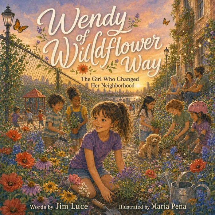 Cover of Wendy of Wildflower Way: The Girl Who Changed Her Neighborhood